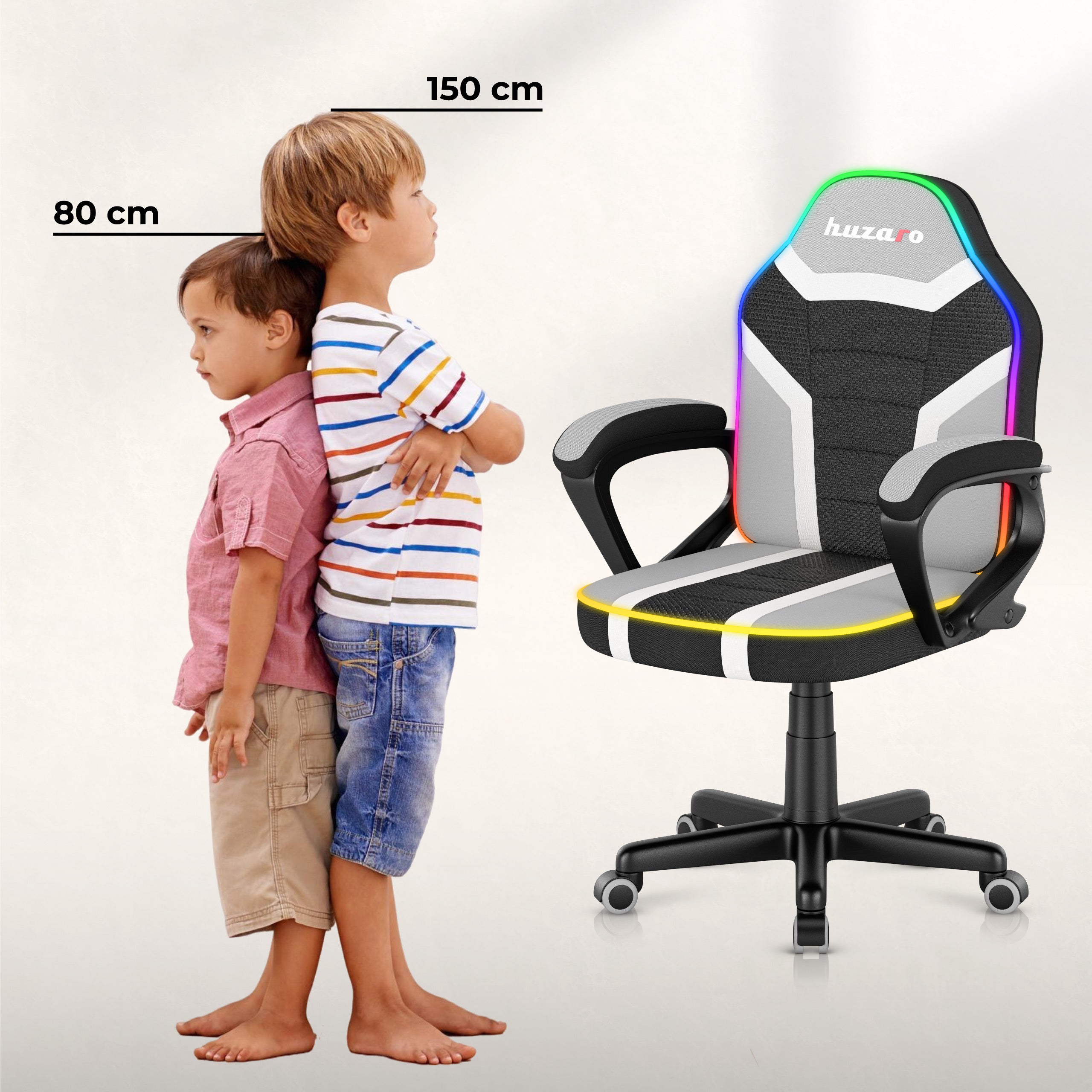 Huzaro Ranger 1.0 RGB Žaidimų kėdė vaikui