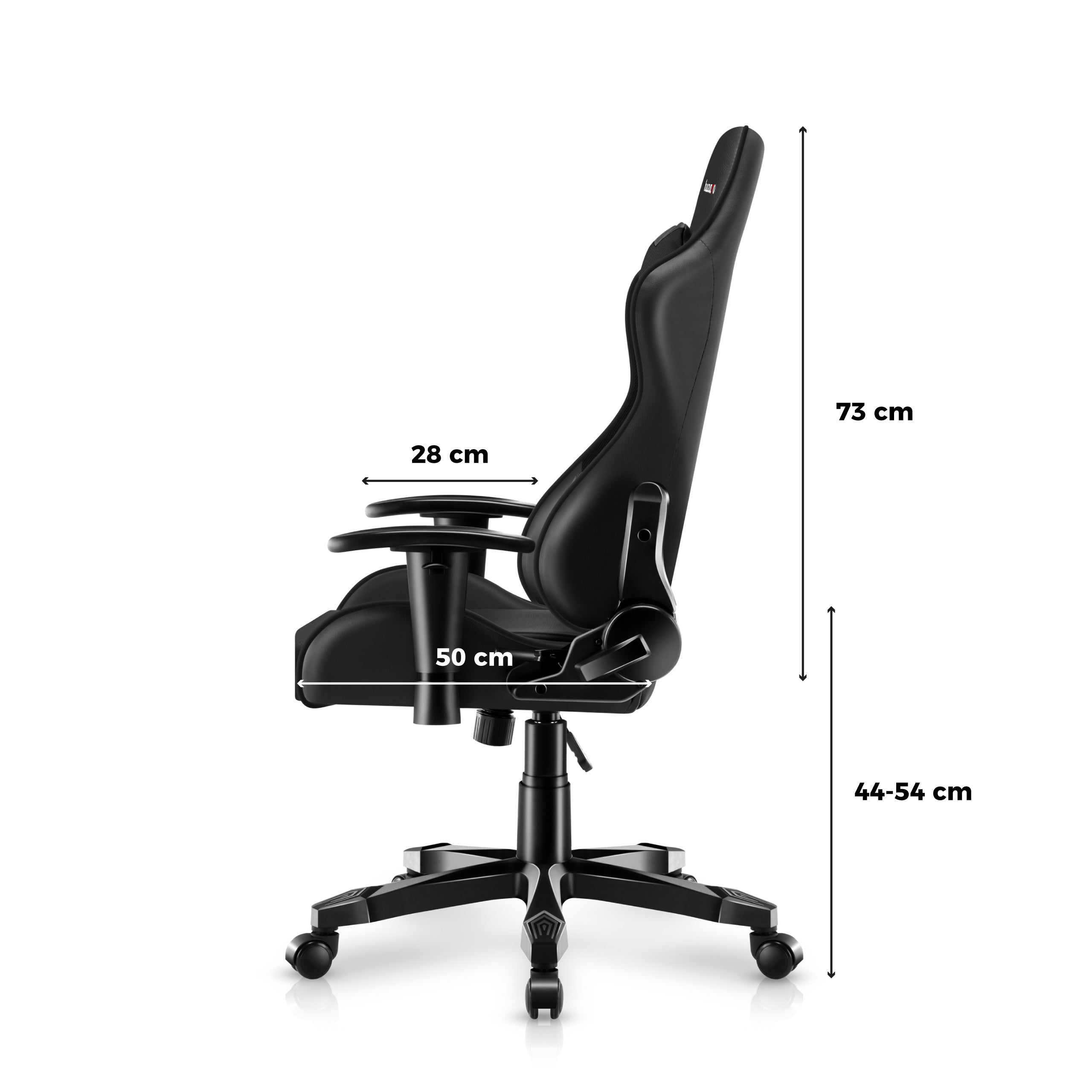 Huzaro Ranger 6.0 Žaidimų kėdė vaikui juoda
