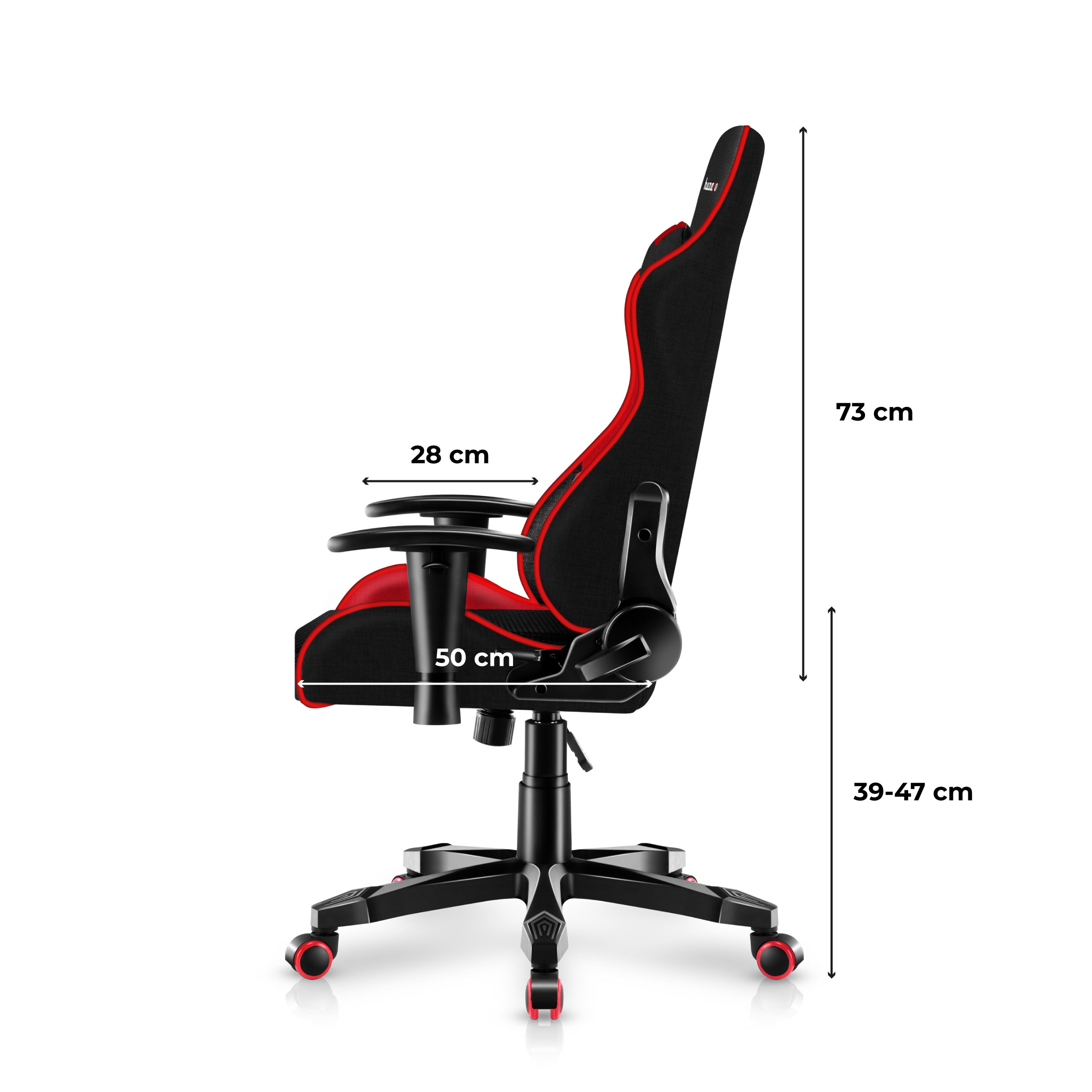 Huzaro Ranger 6.0 Red Mesh Žaidimų kėdė vaikui