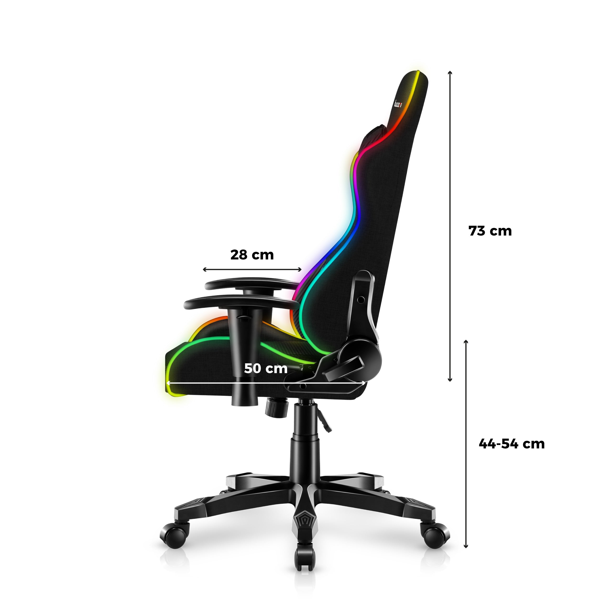 Huzaro Ranger 6.0 RGB tinklelio Žaidimų kėdė vaikui