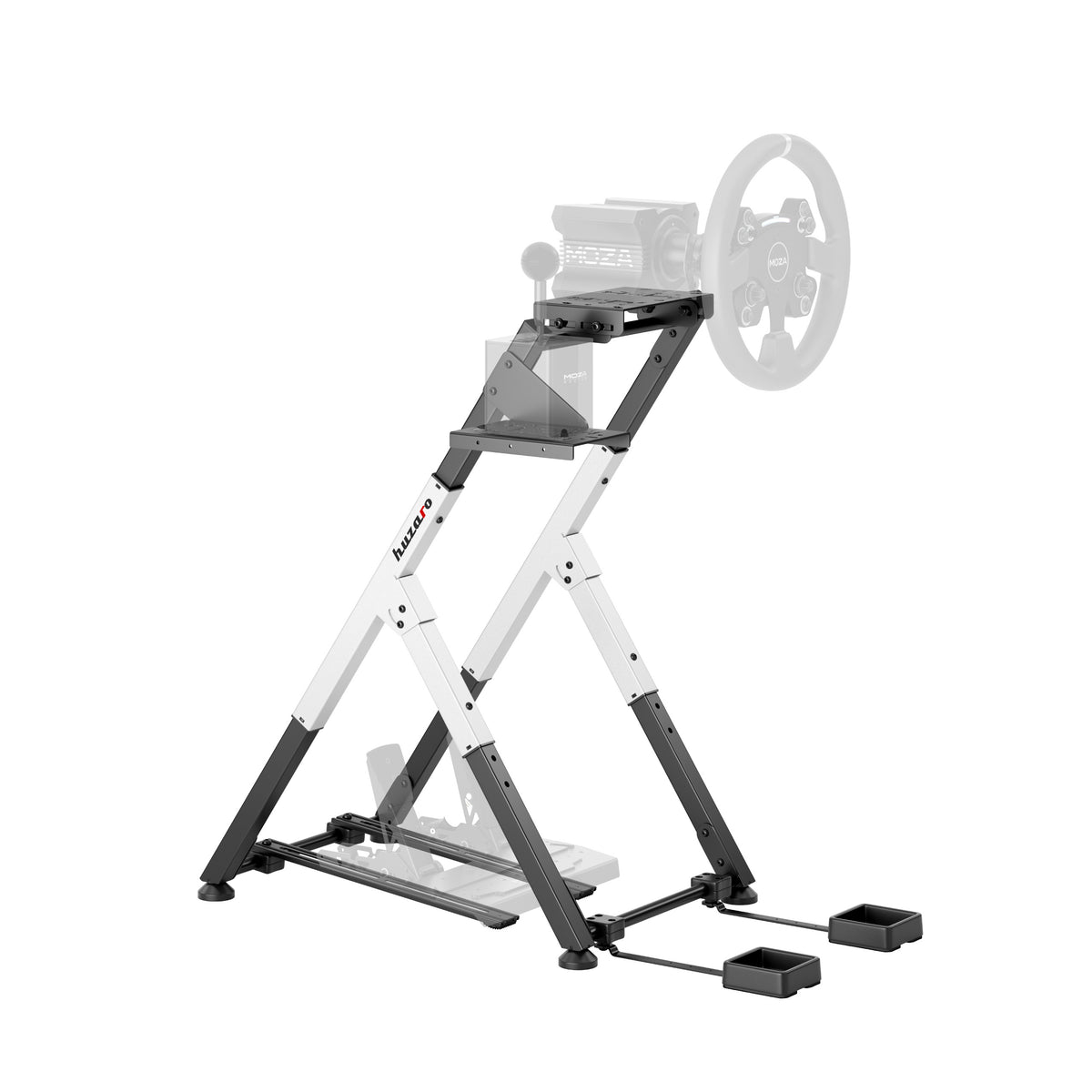 Sulankstomas sim racing rėmas Huzaro Speed 2.5 White