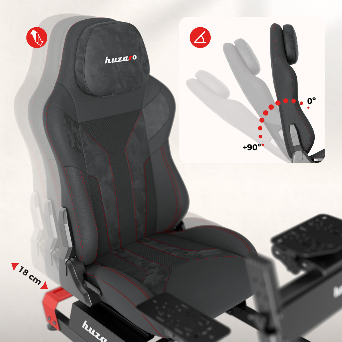 Sim racing kokpitas Huzaro Speed 5.7