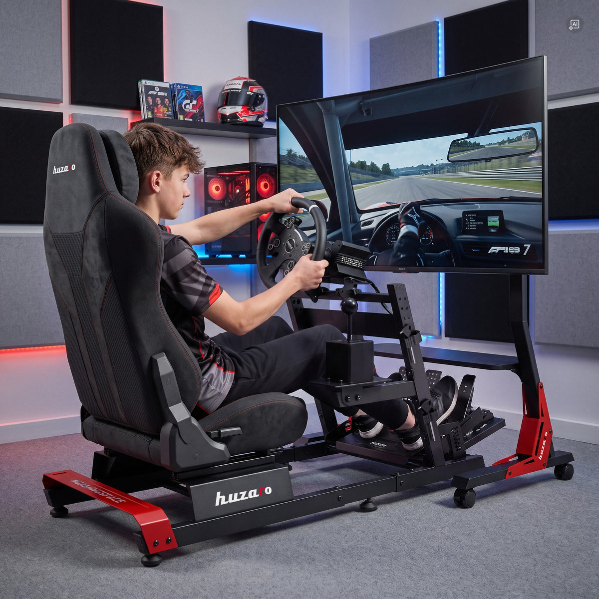 Sim racing kokpitas Huzaro Speed 5.7